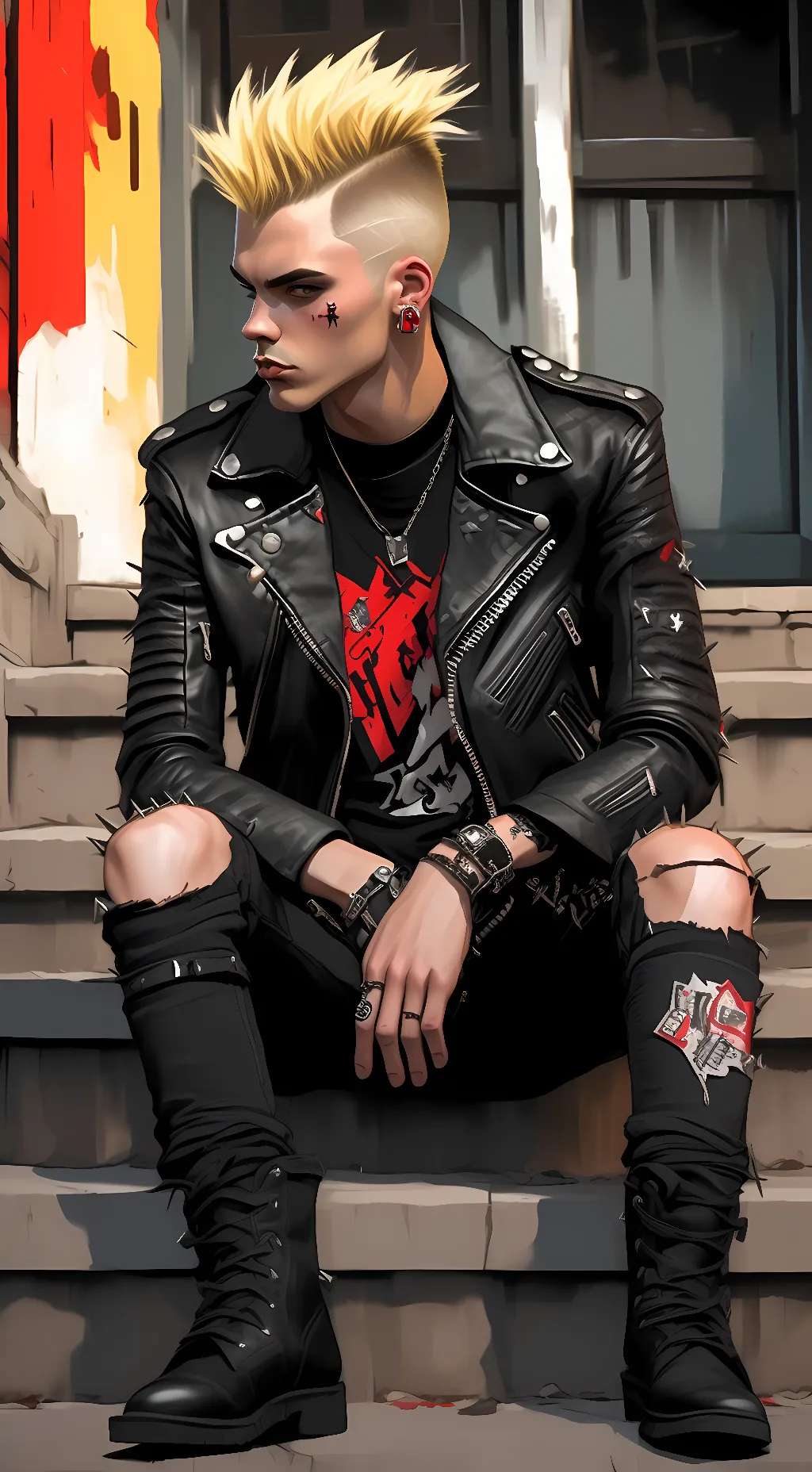 ai character: Max Vernon  background