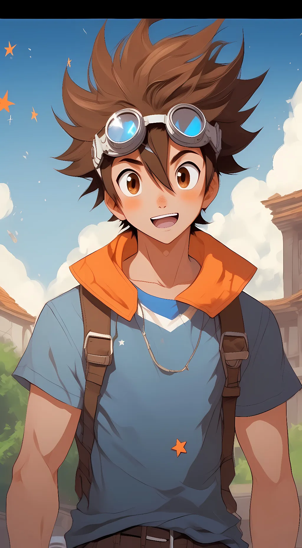 ai character: Tai Kamiya background