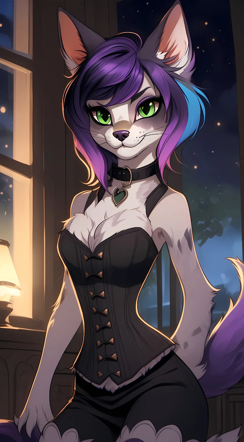 ai character: April Windsong background