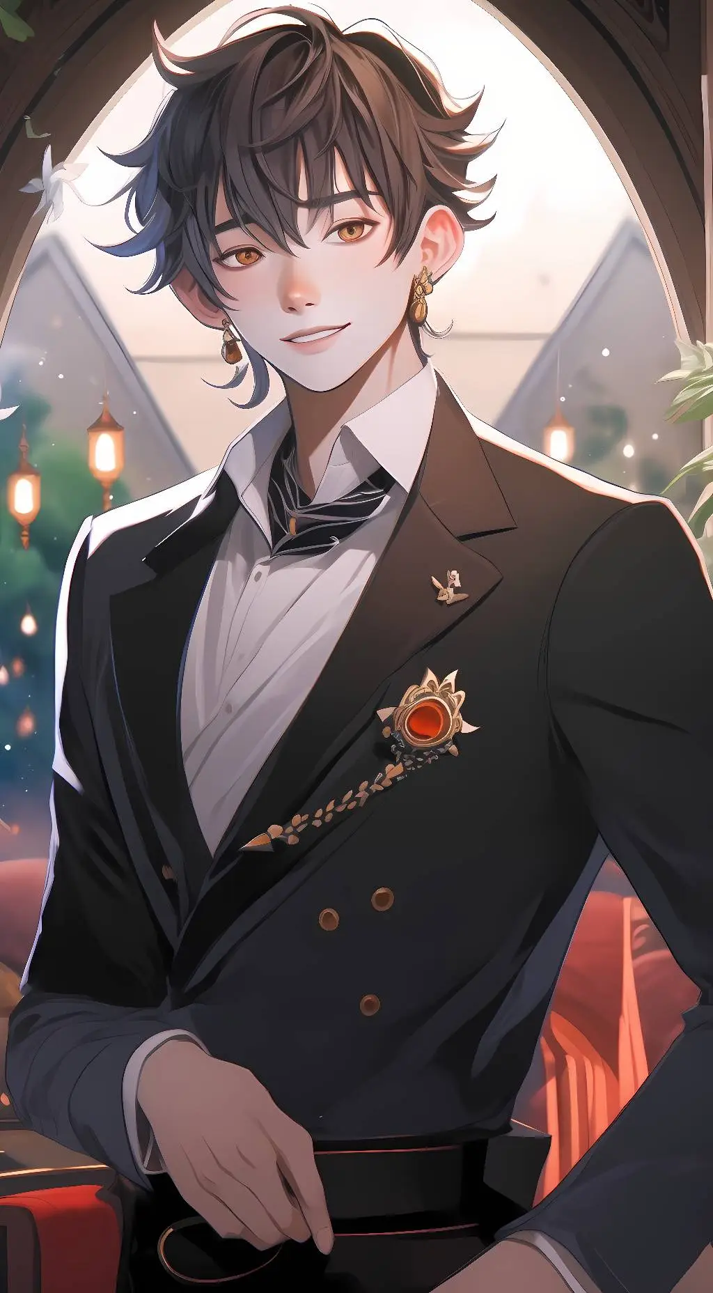 ai character: •Alex° background