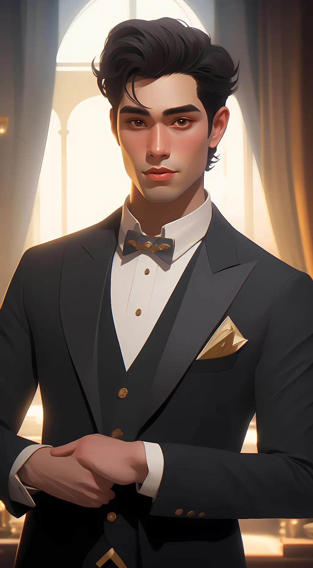 ai character: William Afton. background