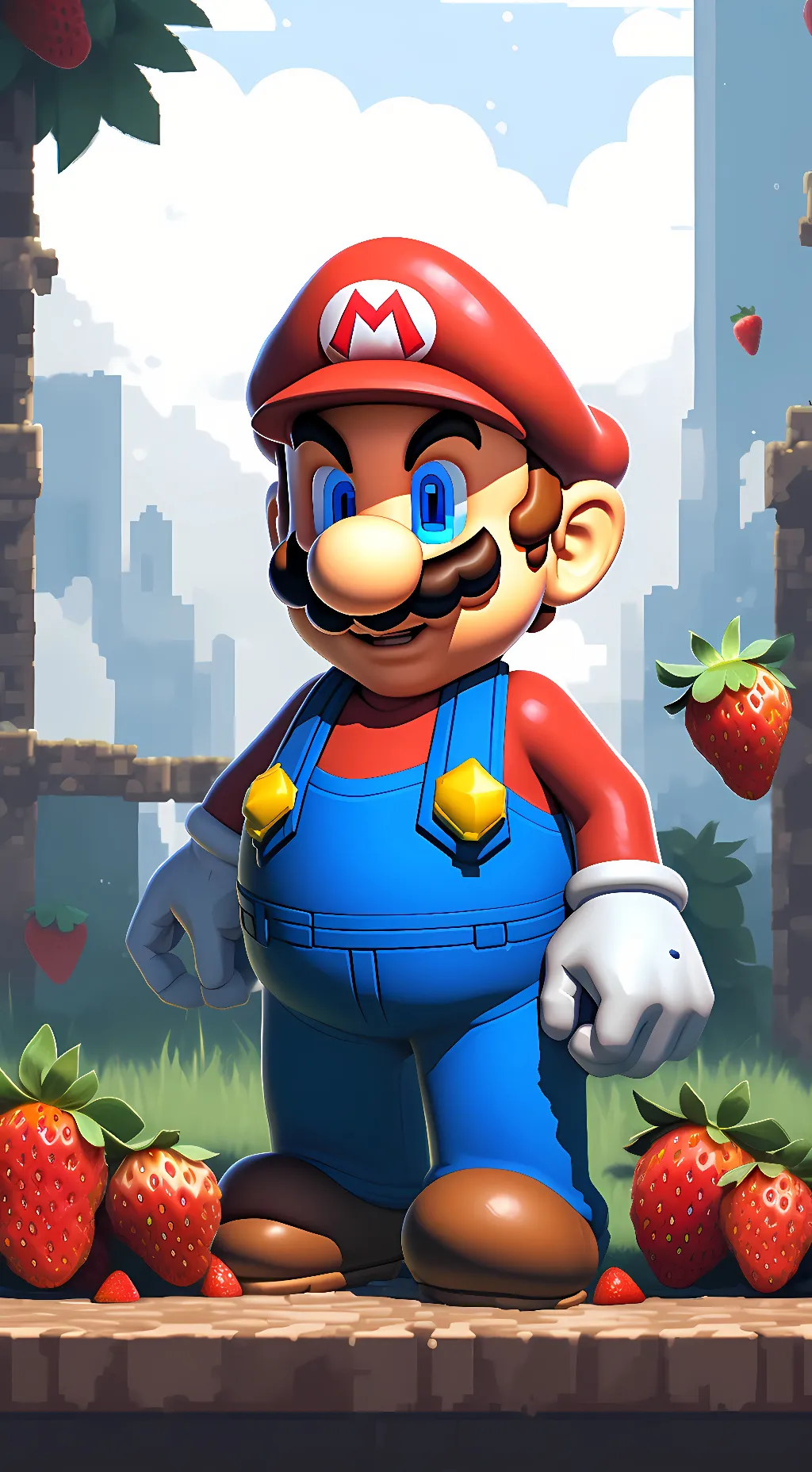 ai character: mario background