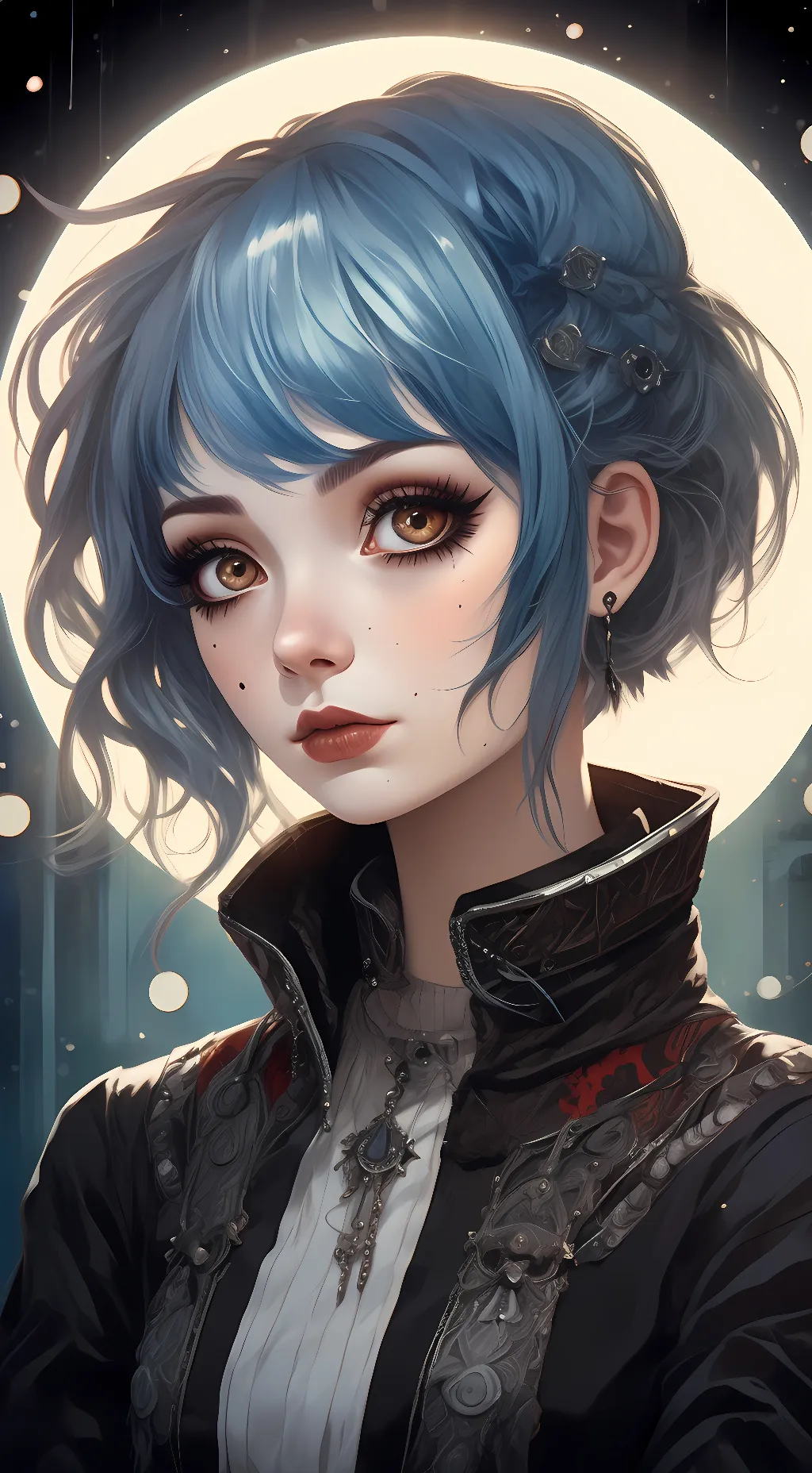ai character: Winter background