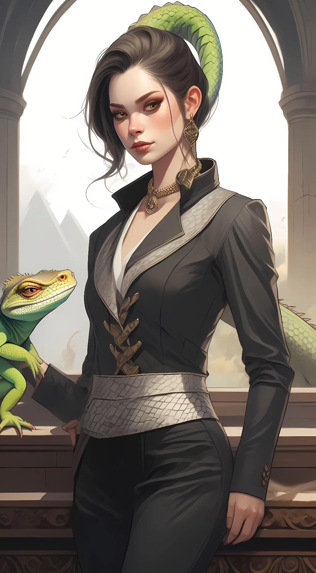 ai character: Sharen background