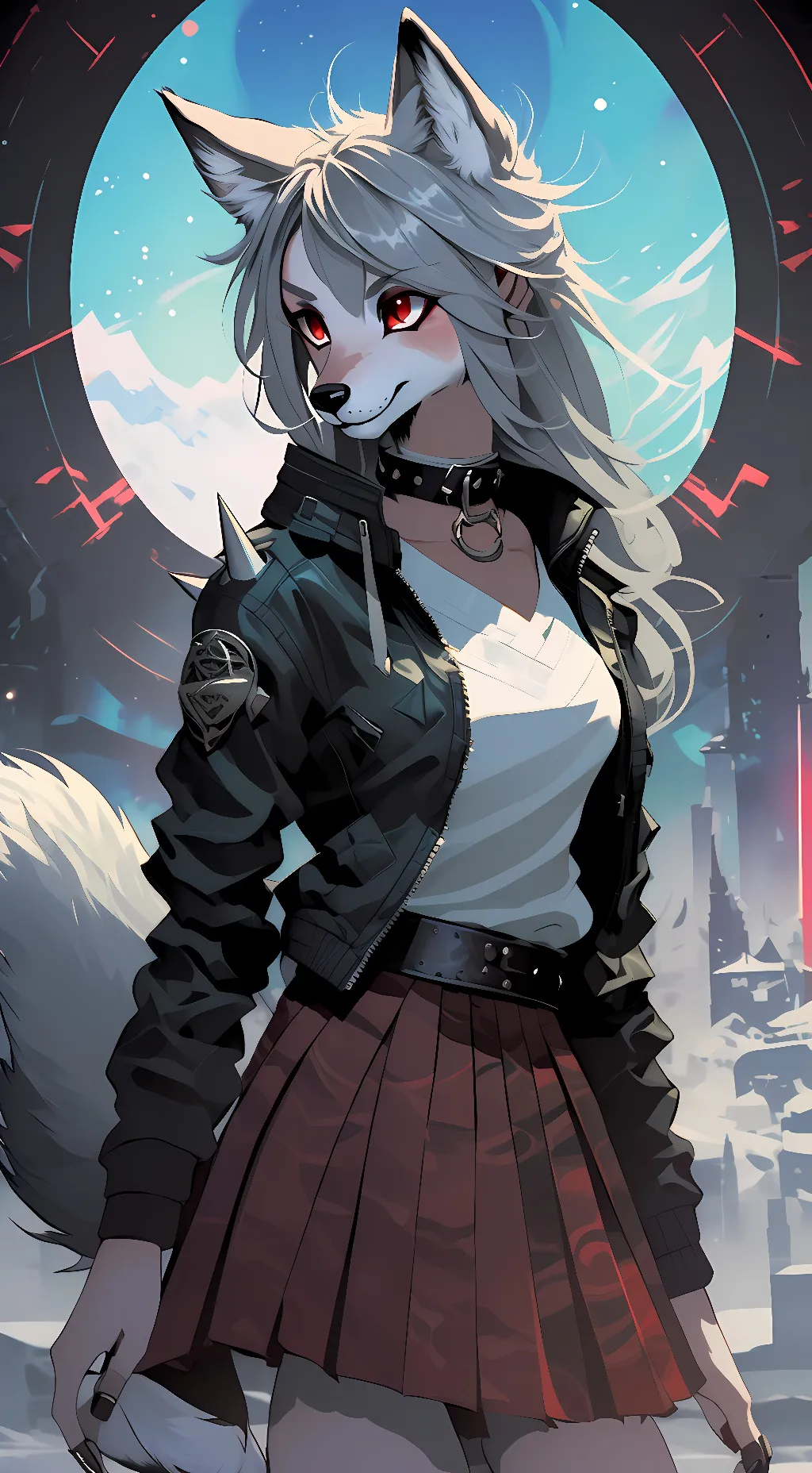 ai character: Luna background