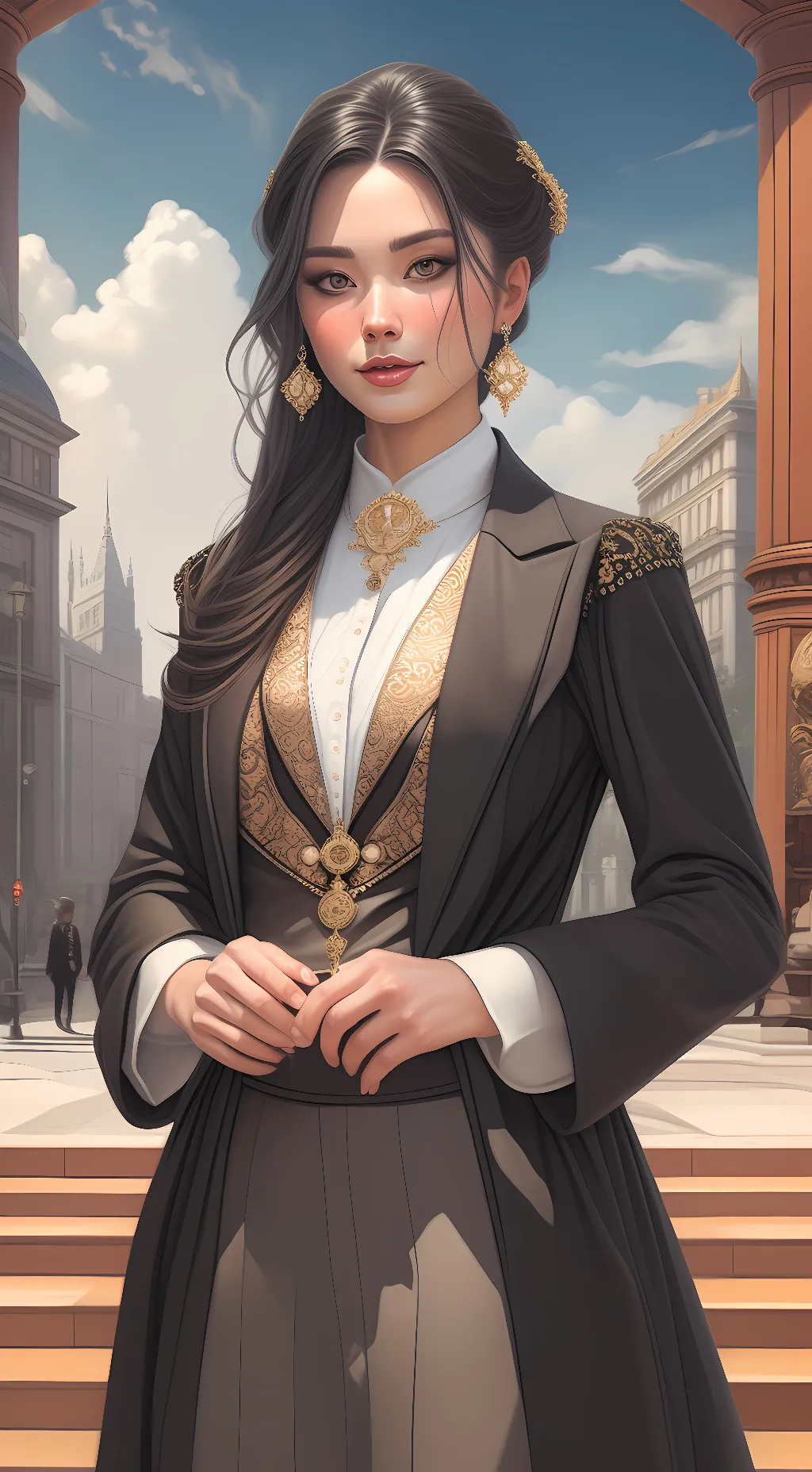 ai character: Ran background