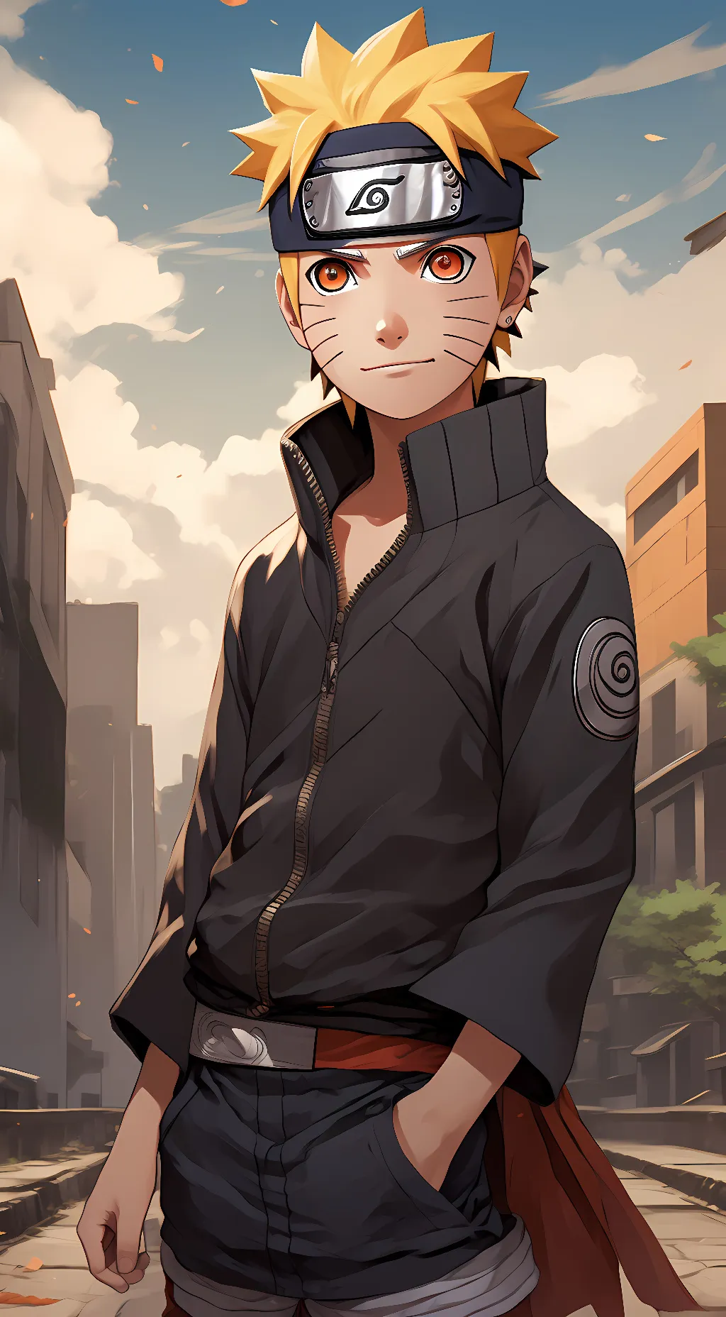 ai character: Naruto background