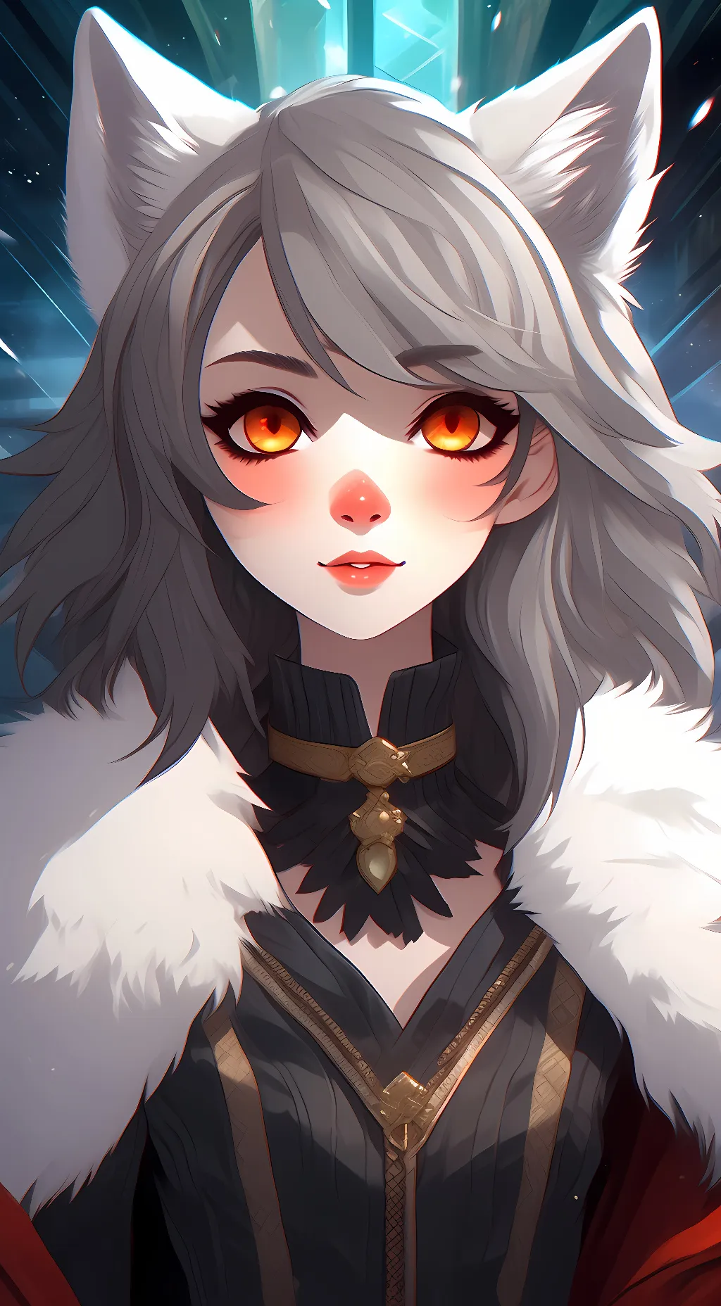 ai character: Luna  background