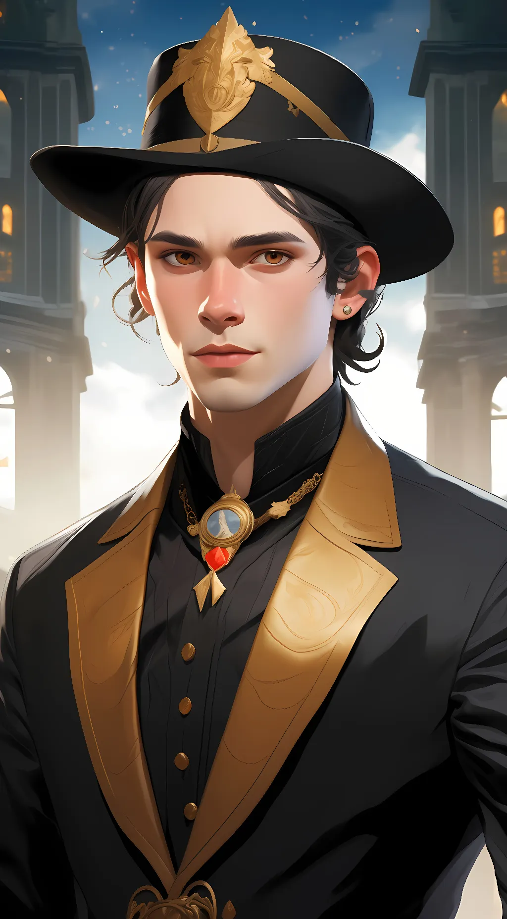 ai character: frank  background