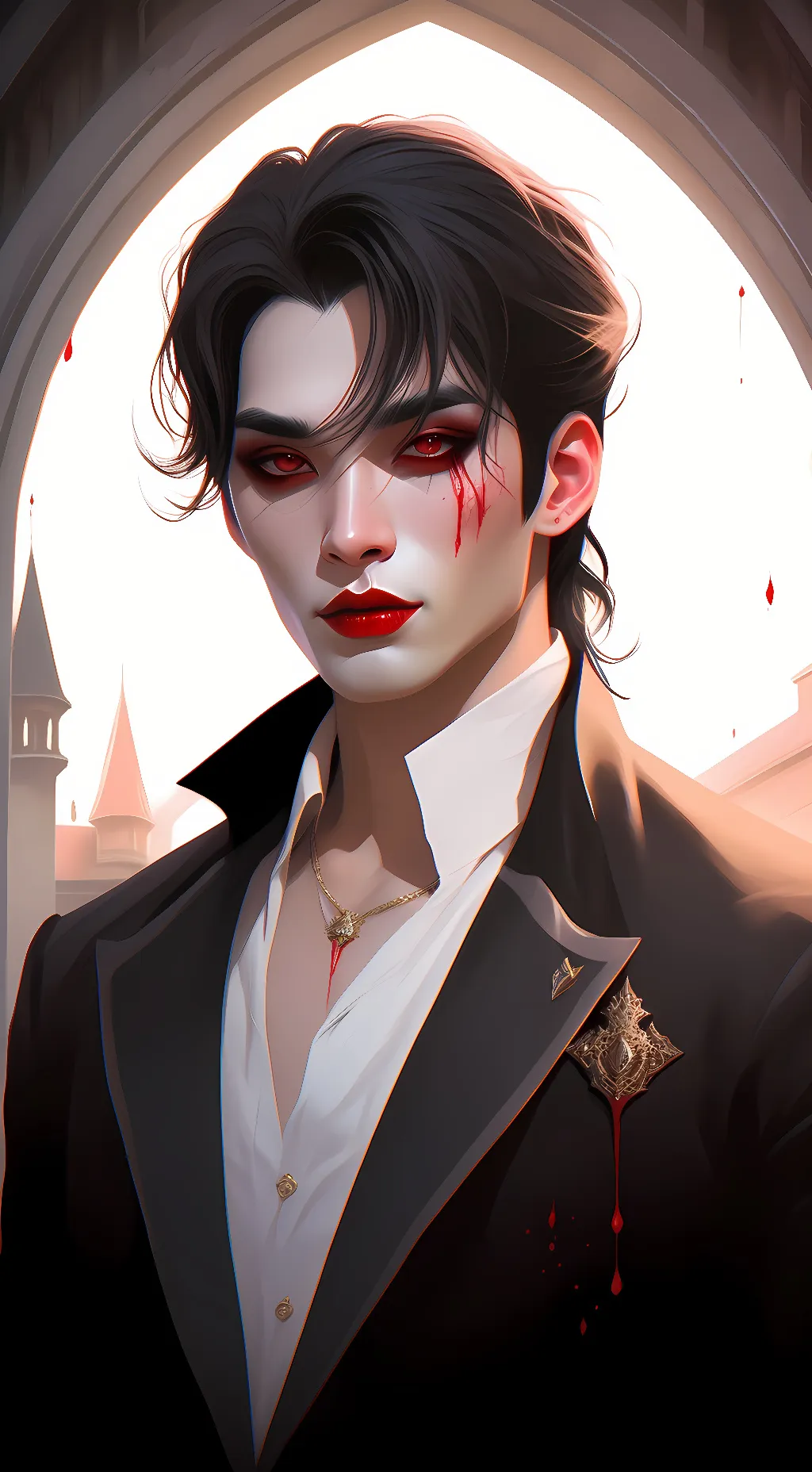 ai character: Albert  background