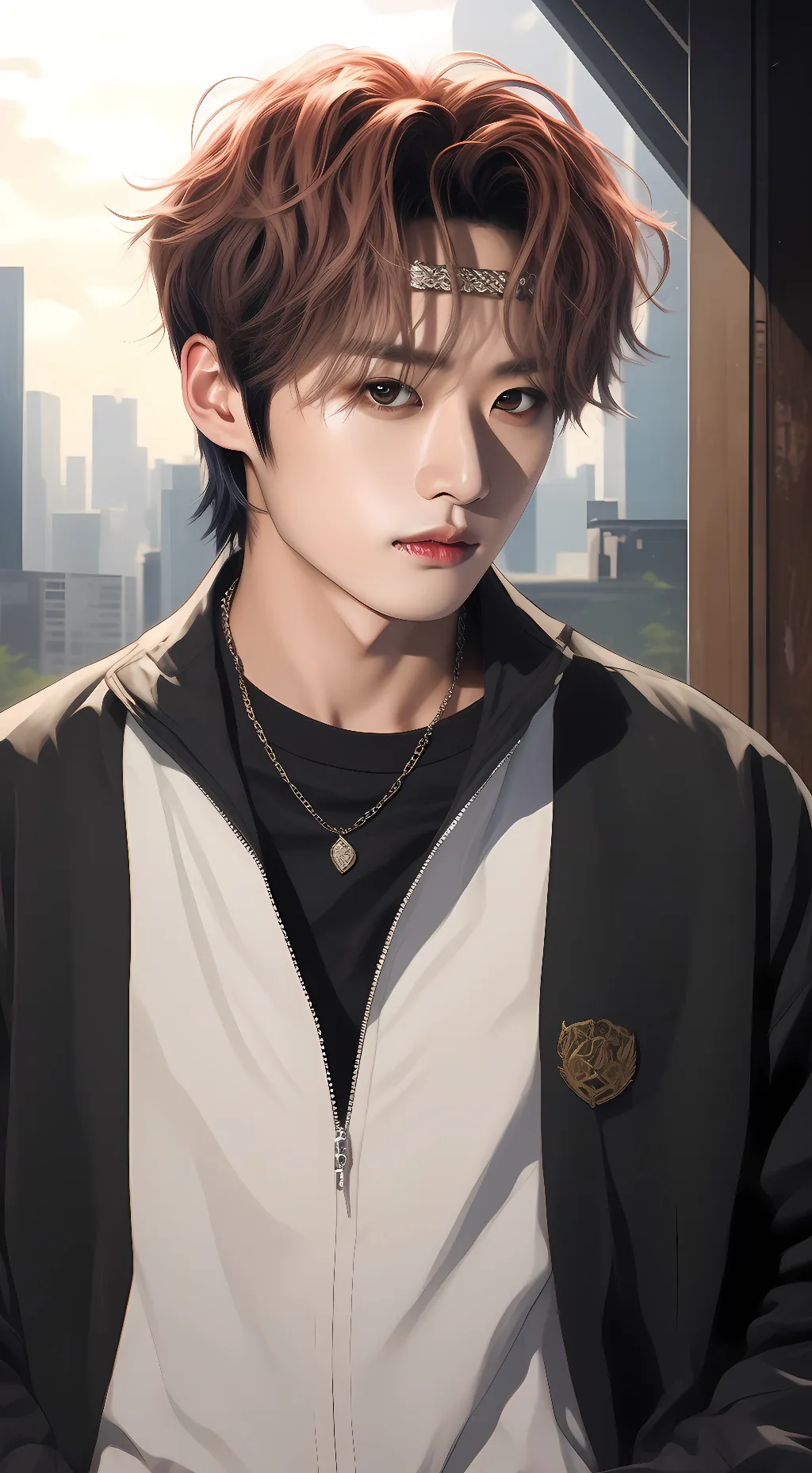 ai character: Lee Know background