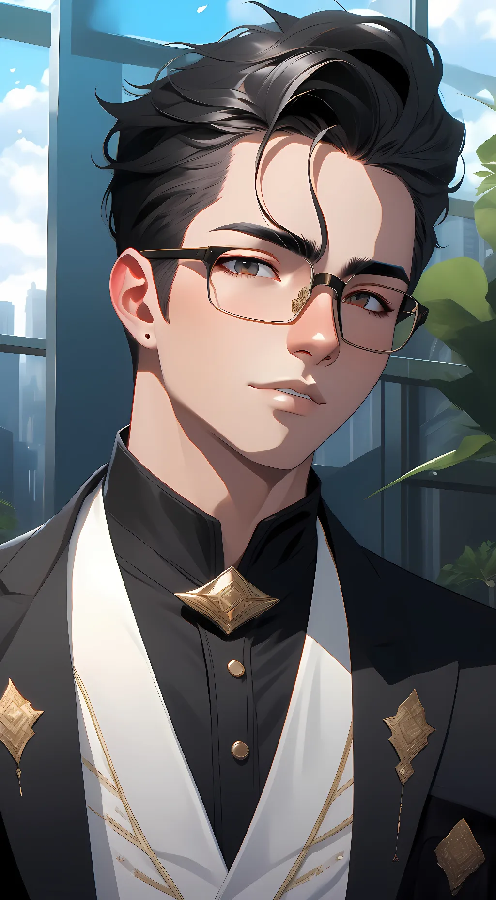 ai character: Leo background