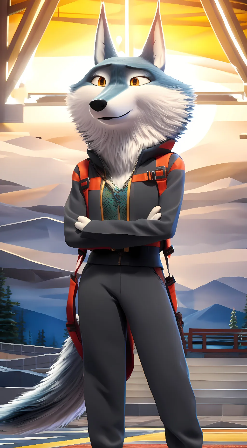 ai character: Porsha Crystal background