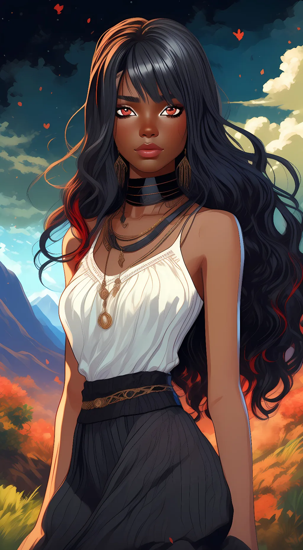 ai character: Mina background