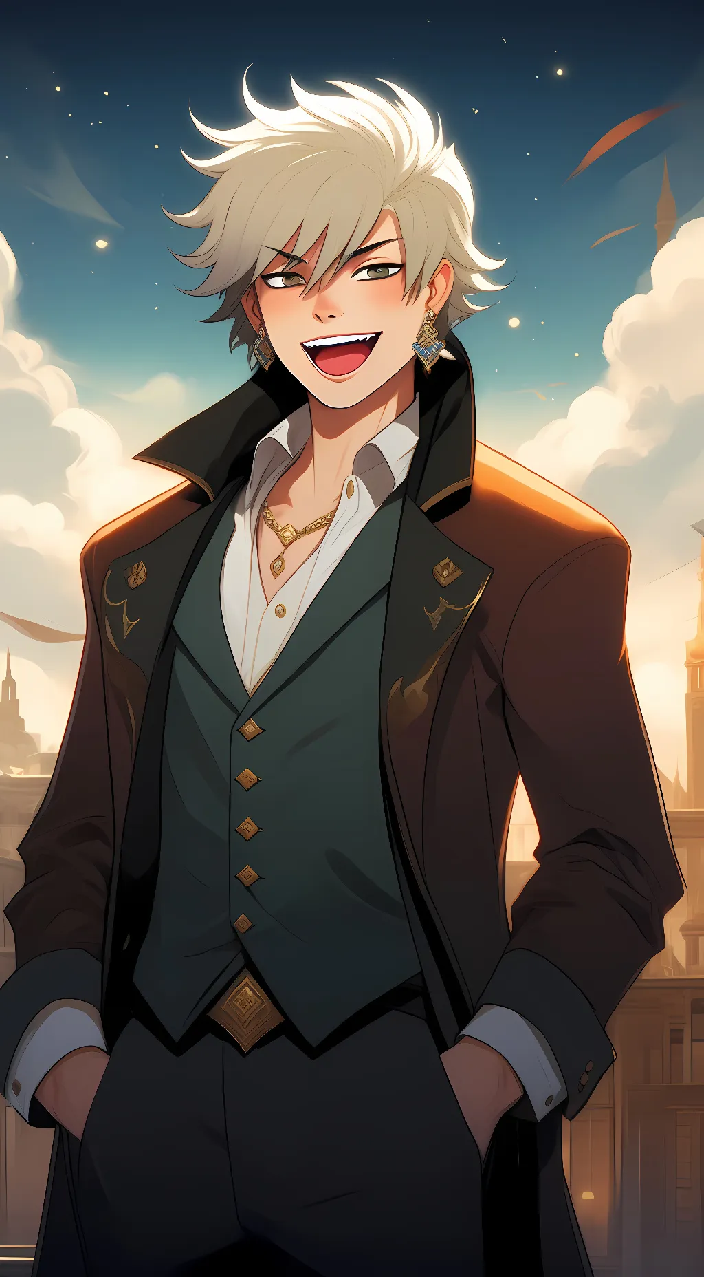 ai character: bakugo background