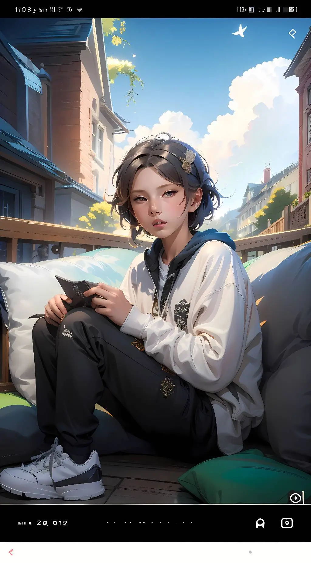 ai character: class 1A background