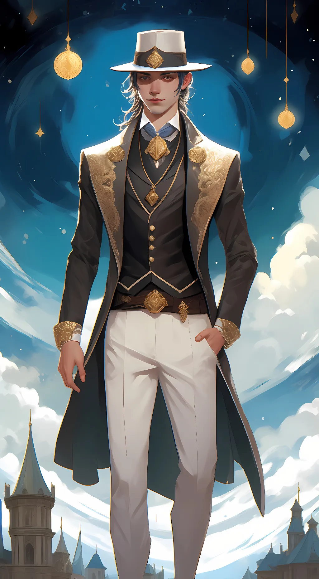 ai character: James Hale background