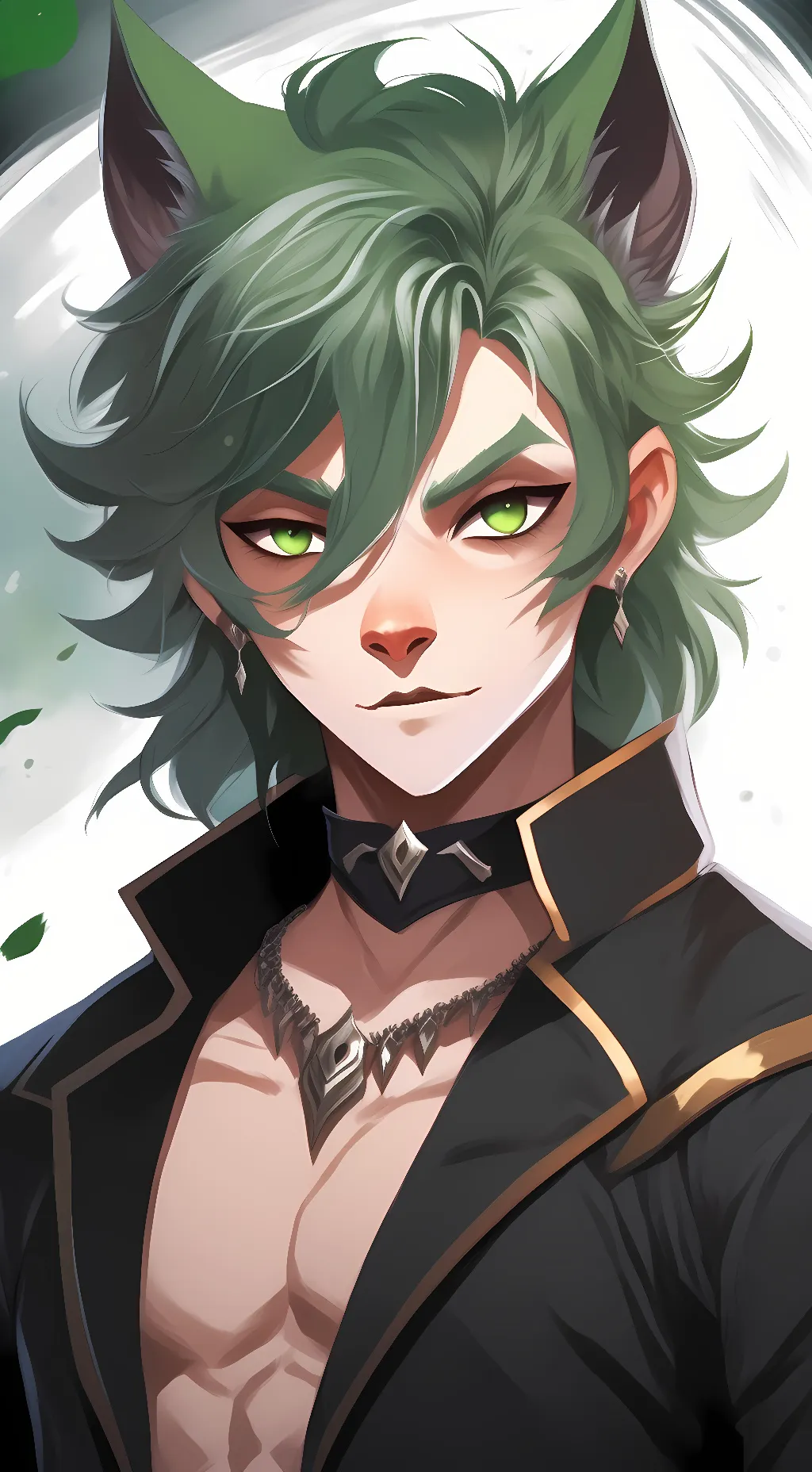 ai character: deku background