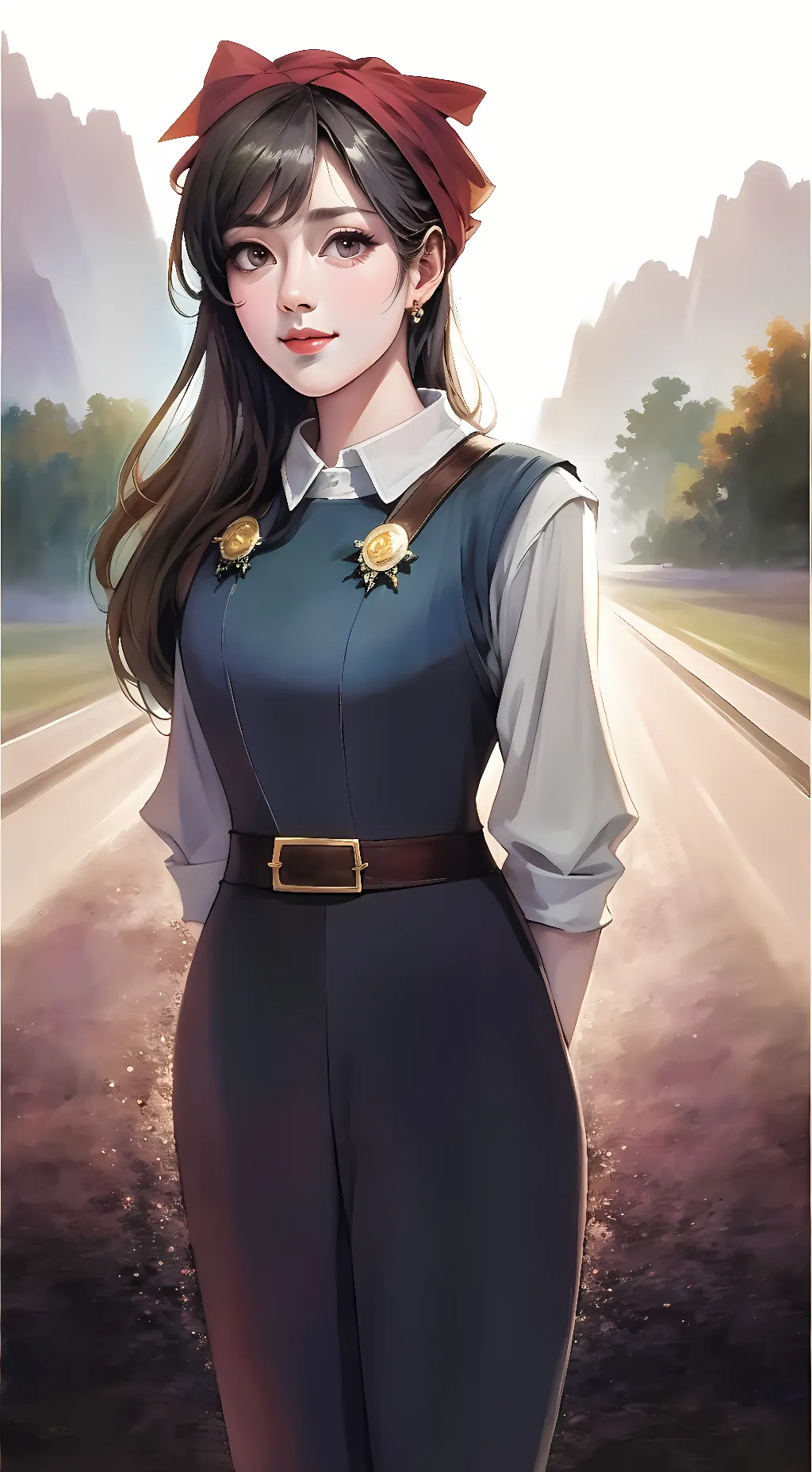 ai character: Luna background