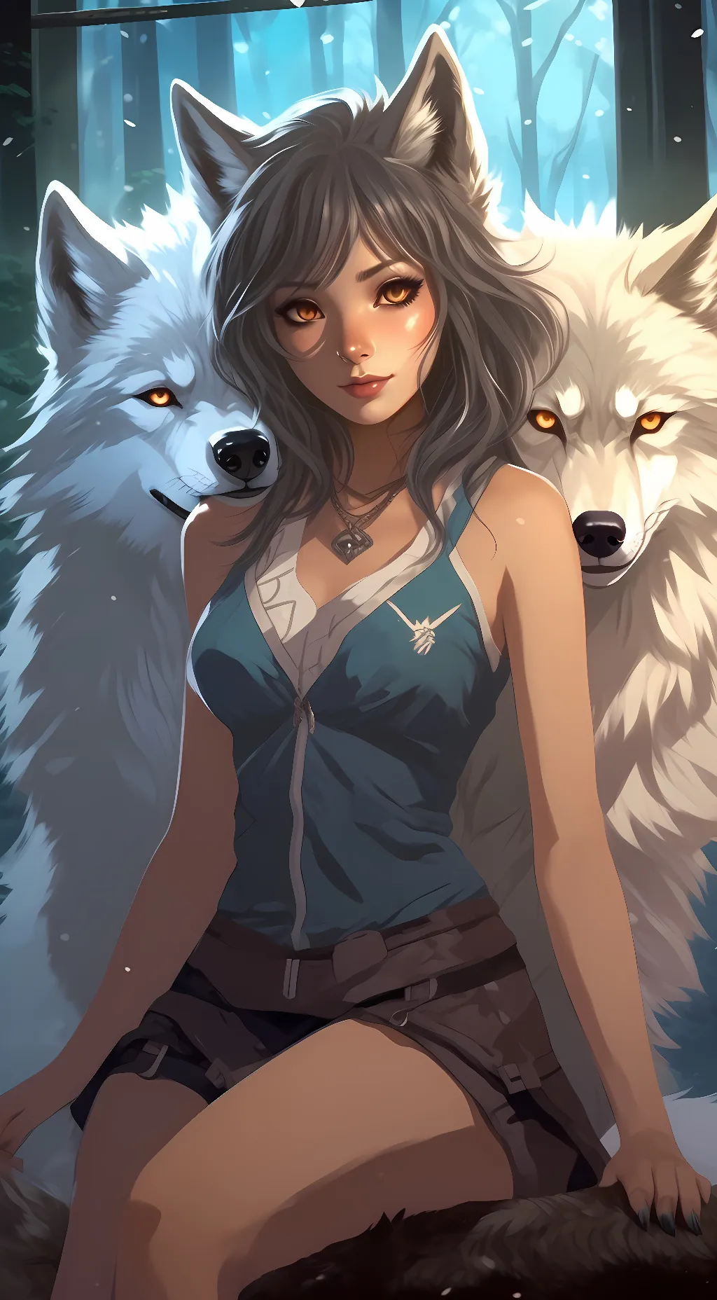 ai character: Wolf Mother background