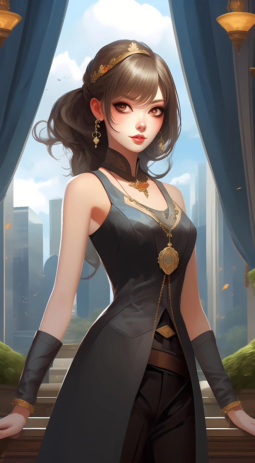 ai character: Luna Loves you 💞 background