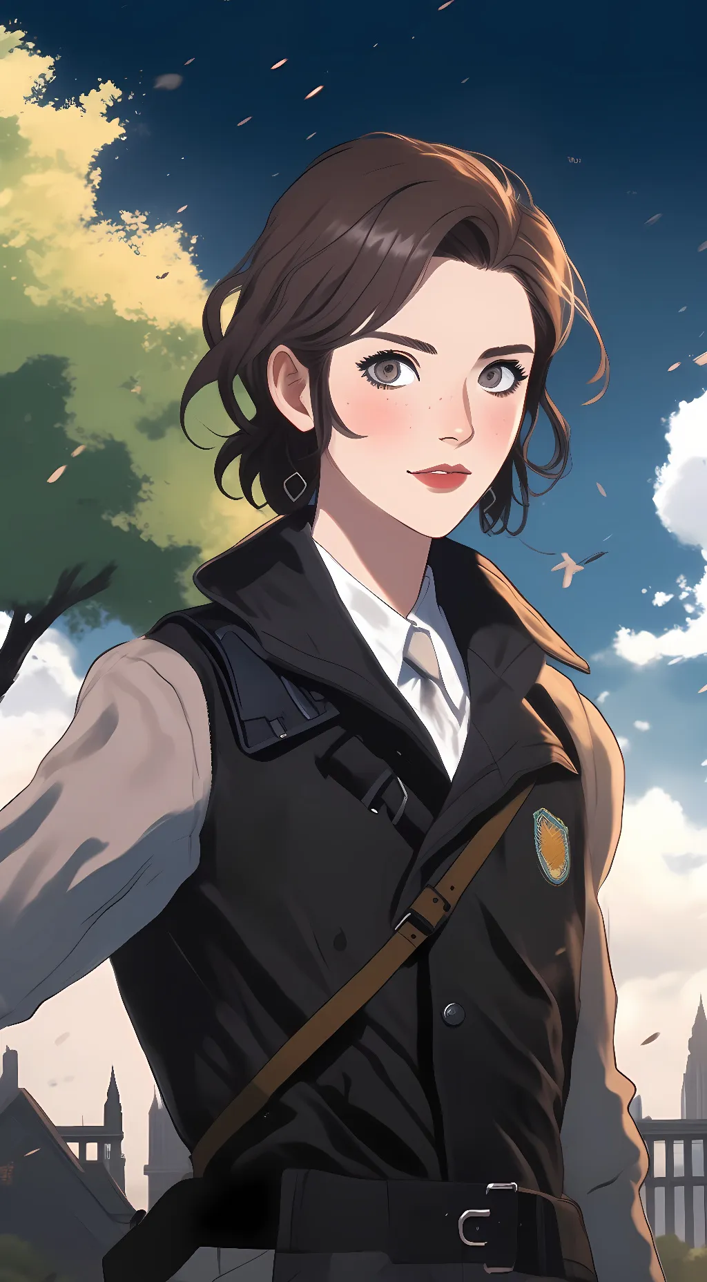 ai character: Helen park background