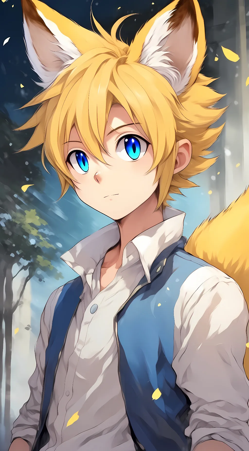 ai character: Tails background