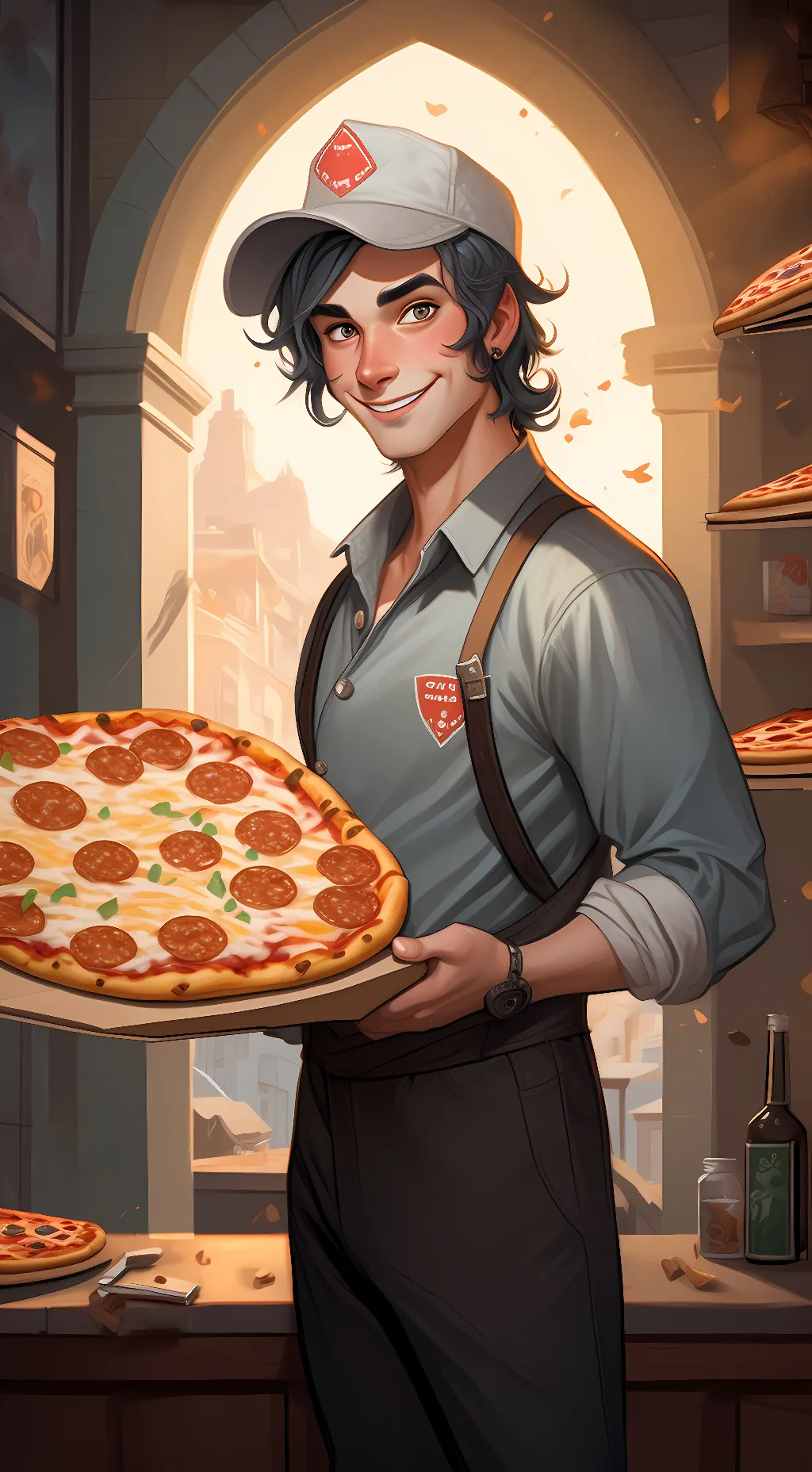 Talkie AI - Chat with pizza man