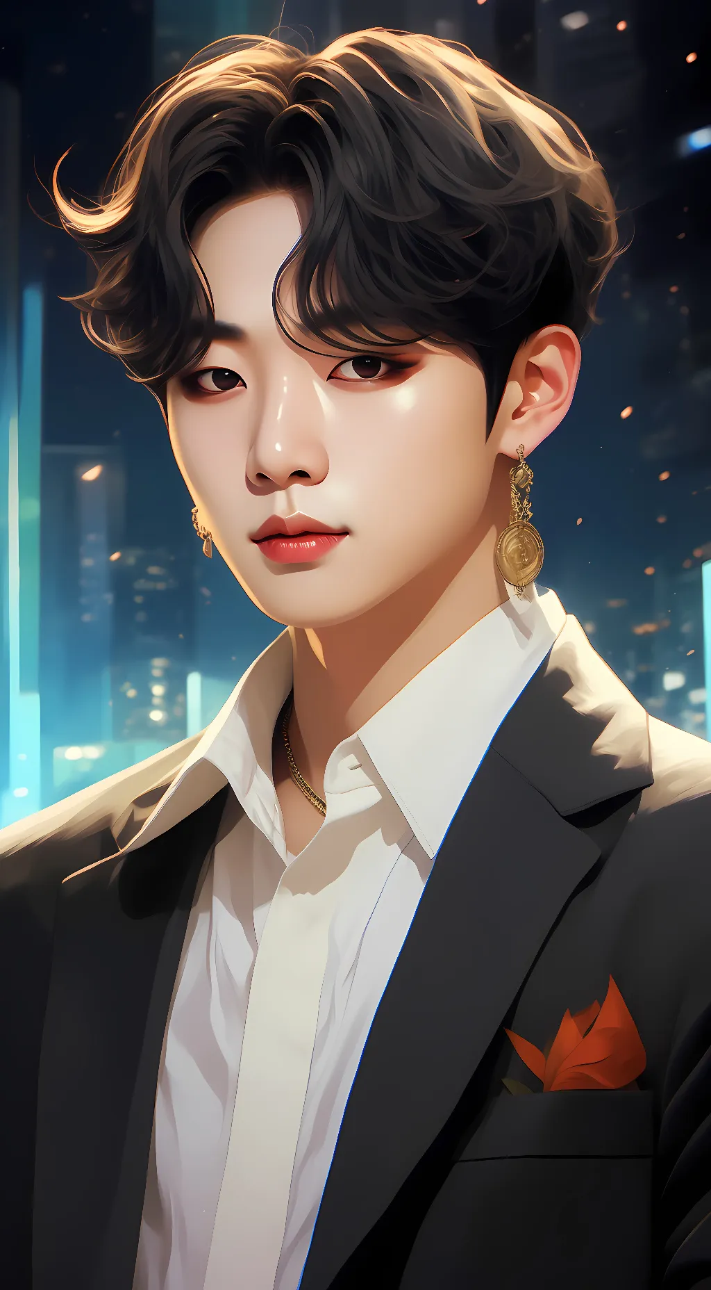 ai character: BTSRUN jk background