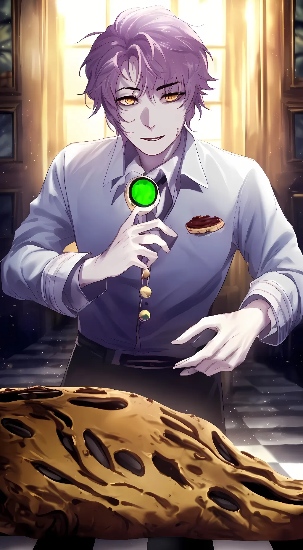 ai character: Michael Afton  background