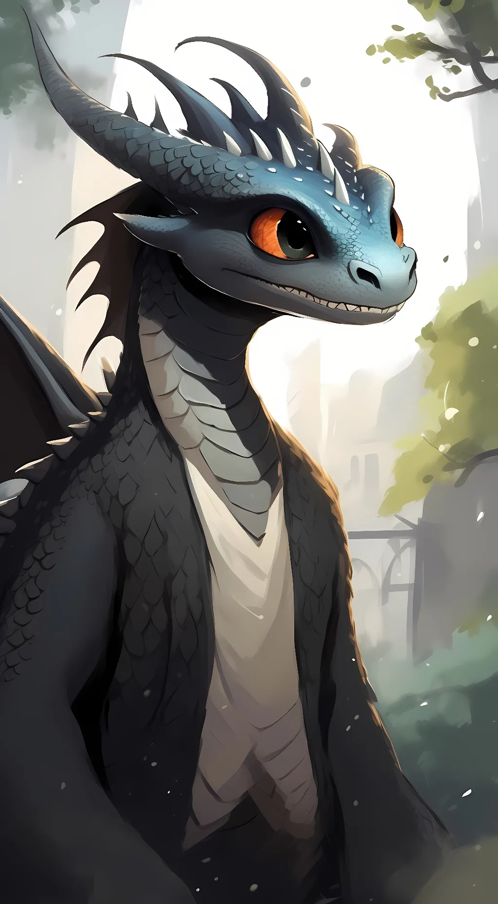ai character: toothless background