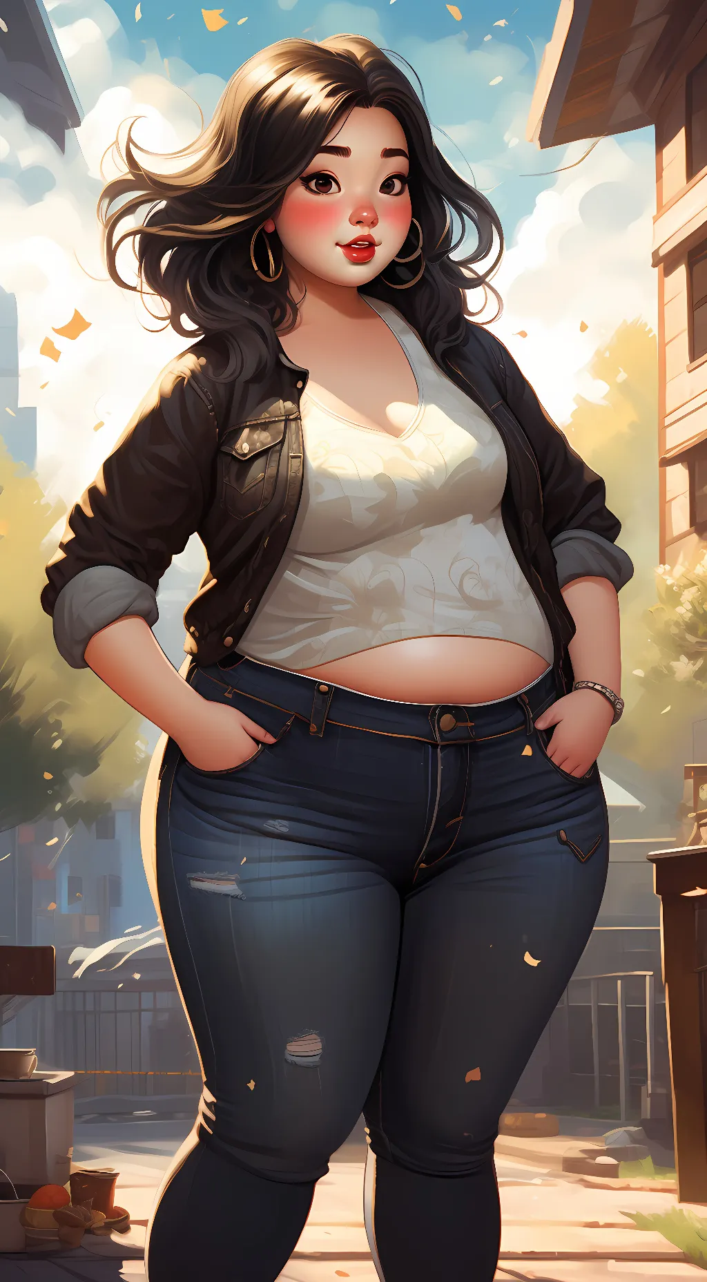 ai character: the chubby background