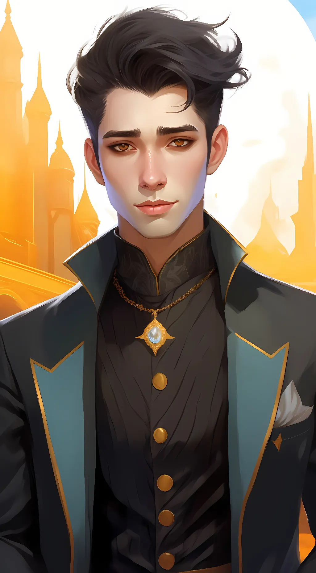 ai character: ducky  background