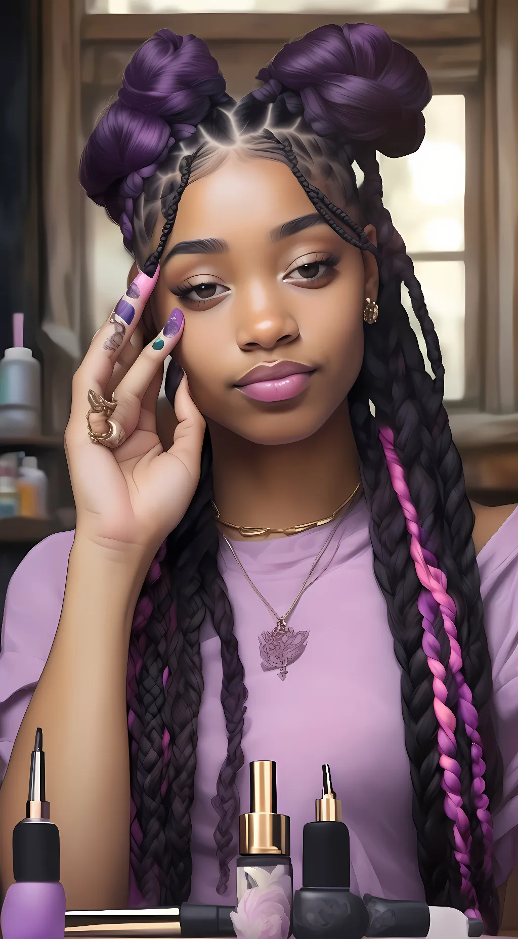ai character: Jayah Carter  background