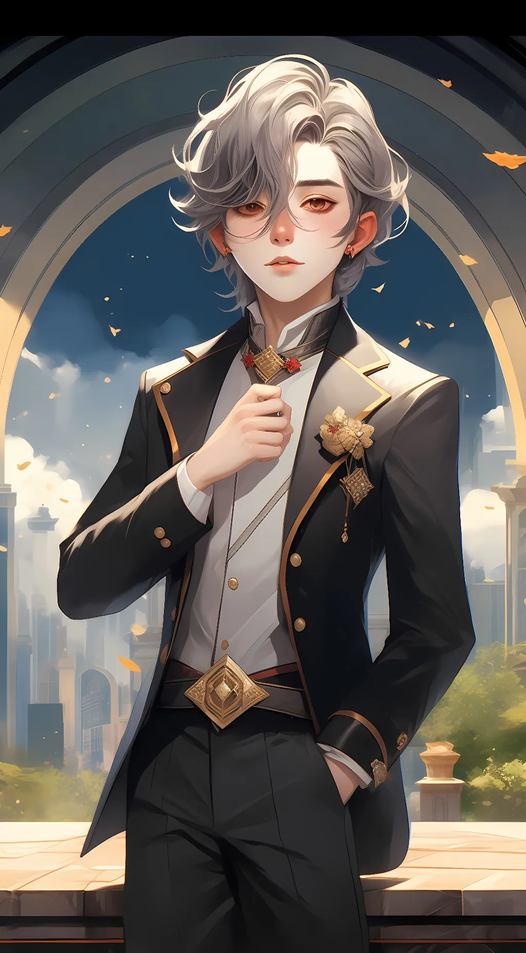 ai character: blade  background