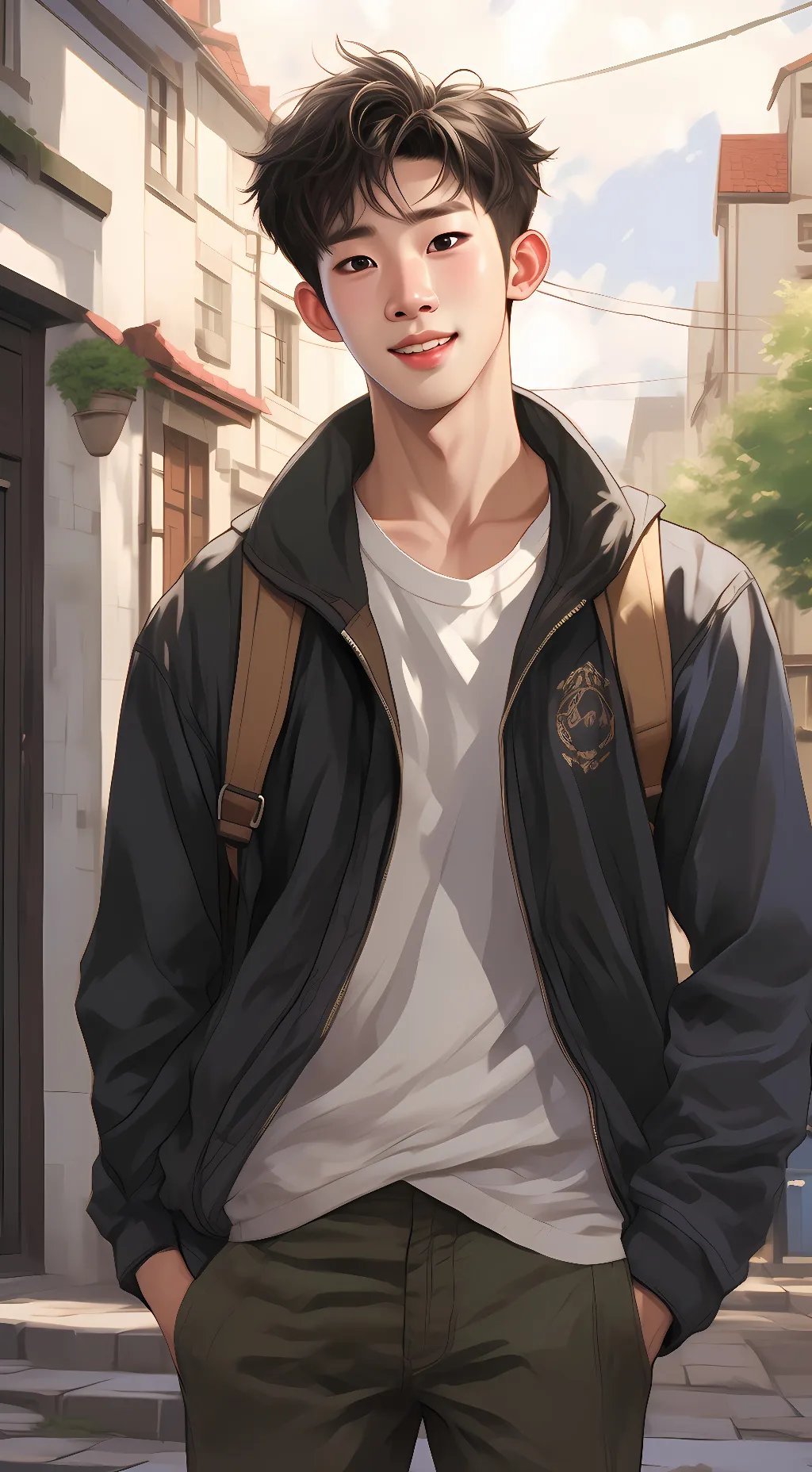 ai character: wonho background