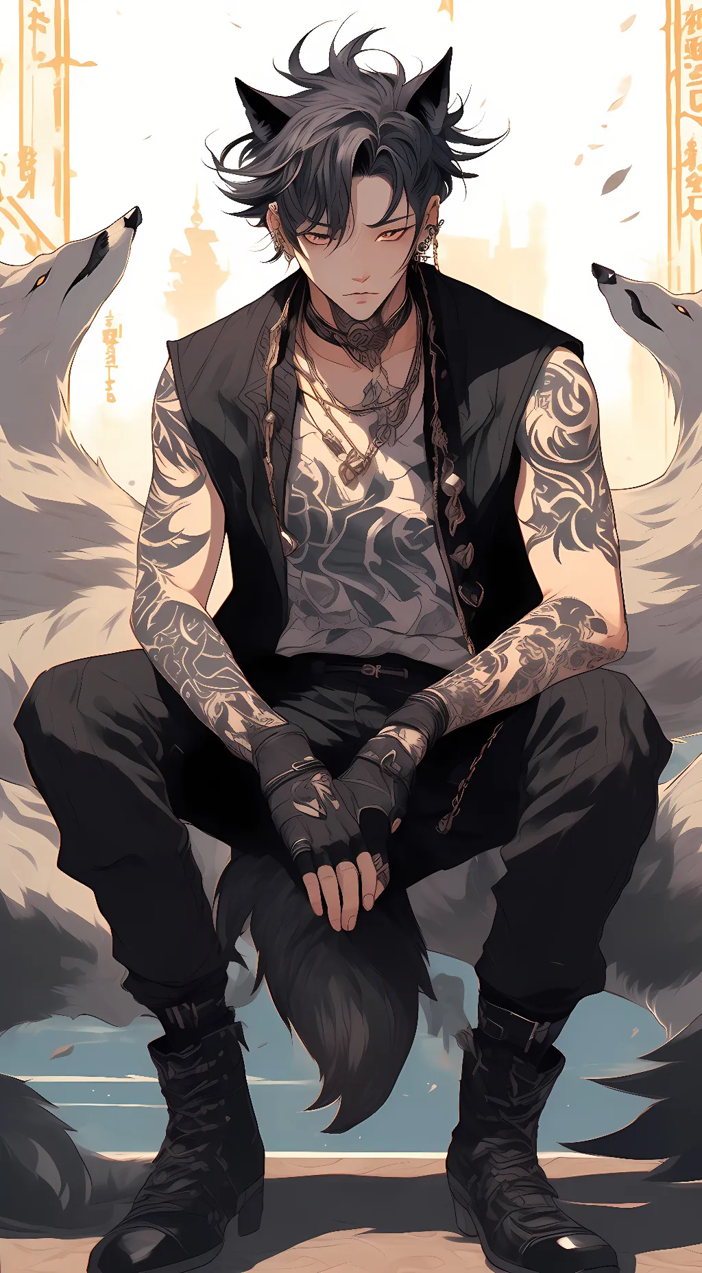 ai character: Hunter background