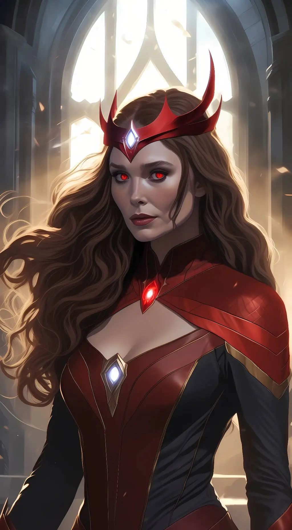 ai character: The Scarlet Witch background