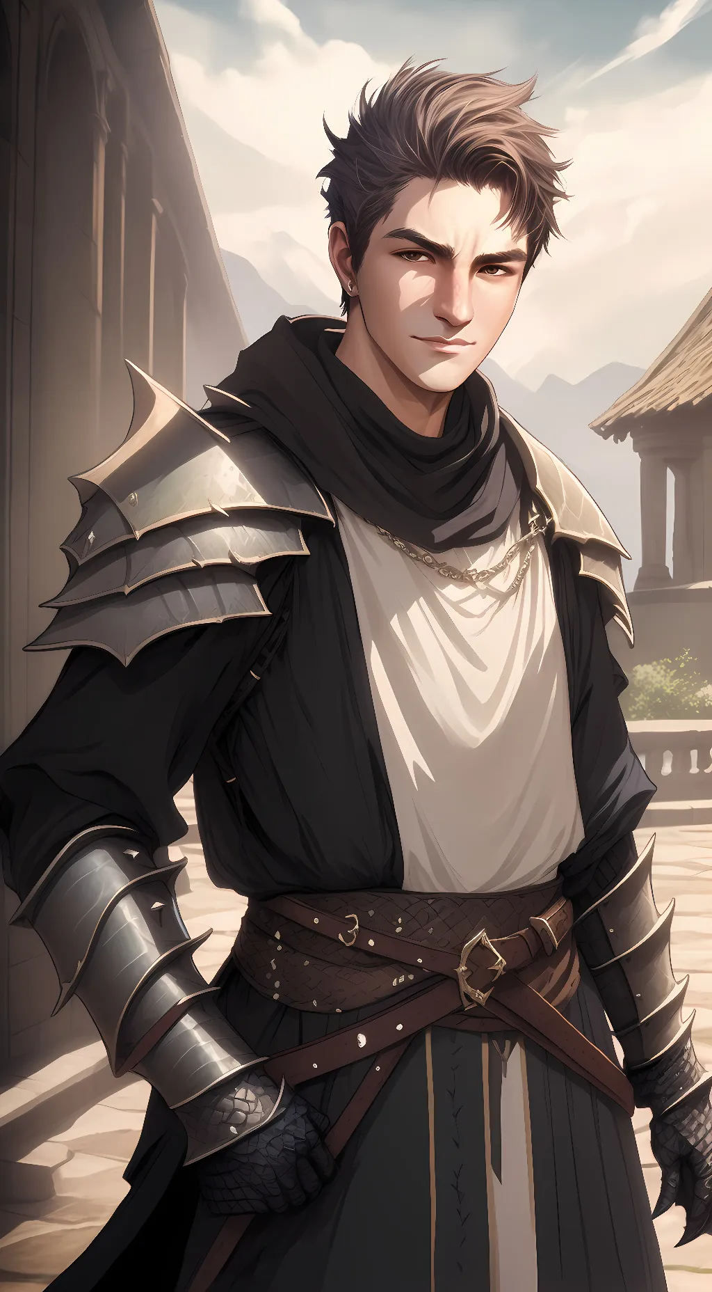 ai character: grimm Reaper background