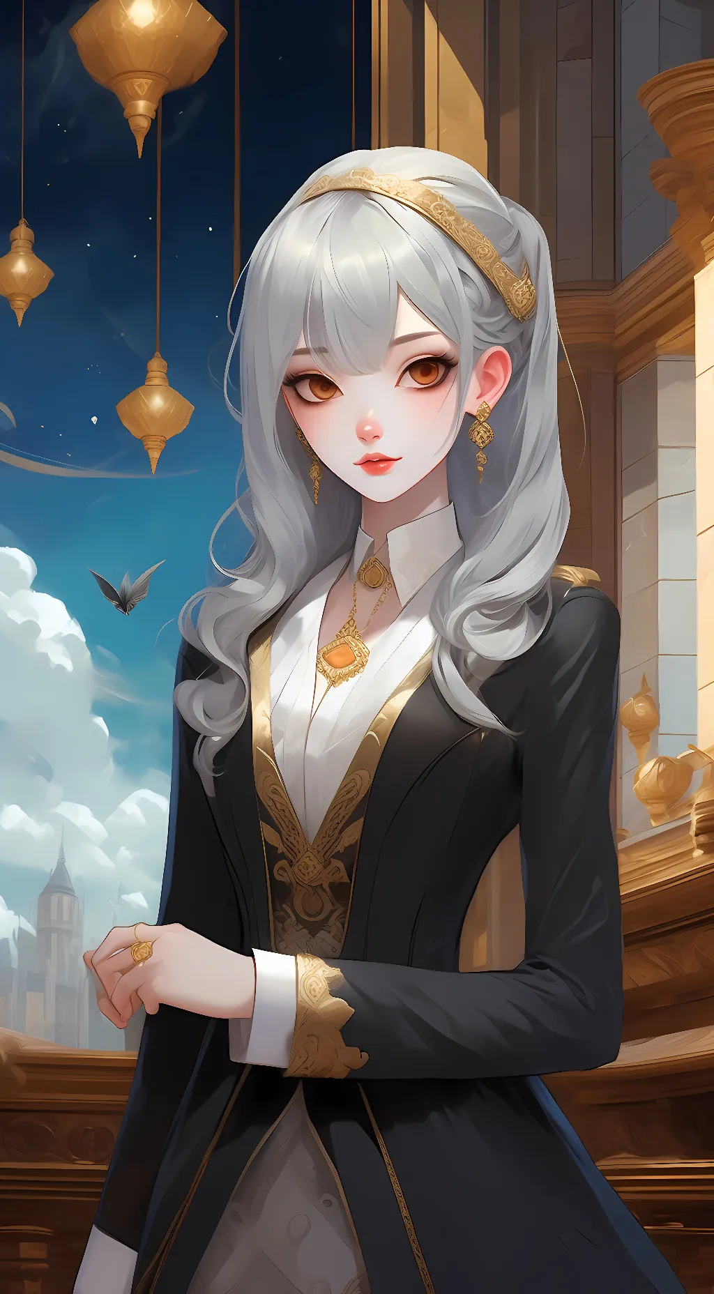 ai character: Scarlet  background