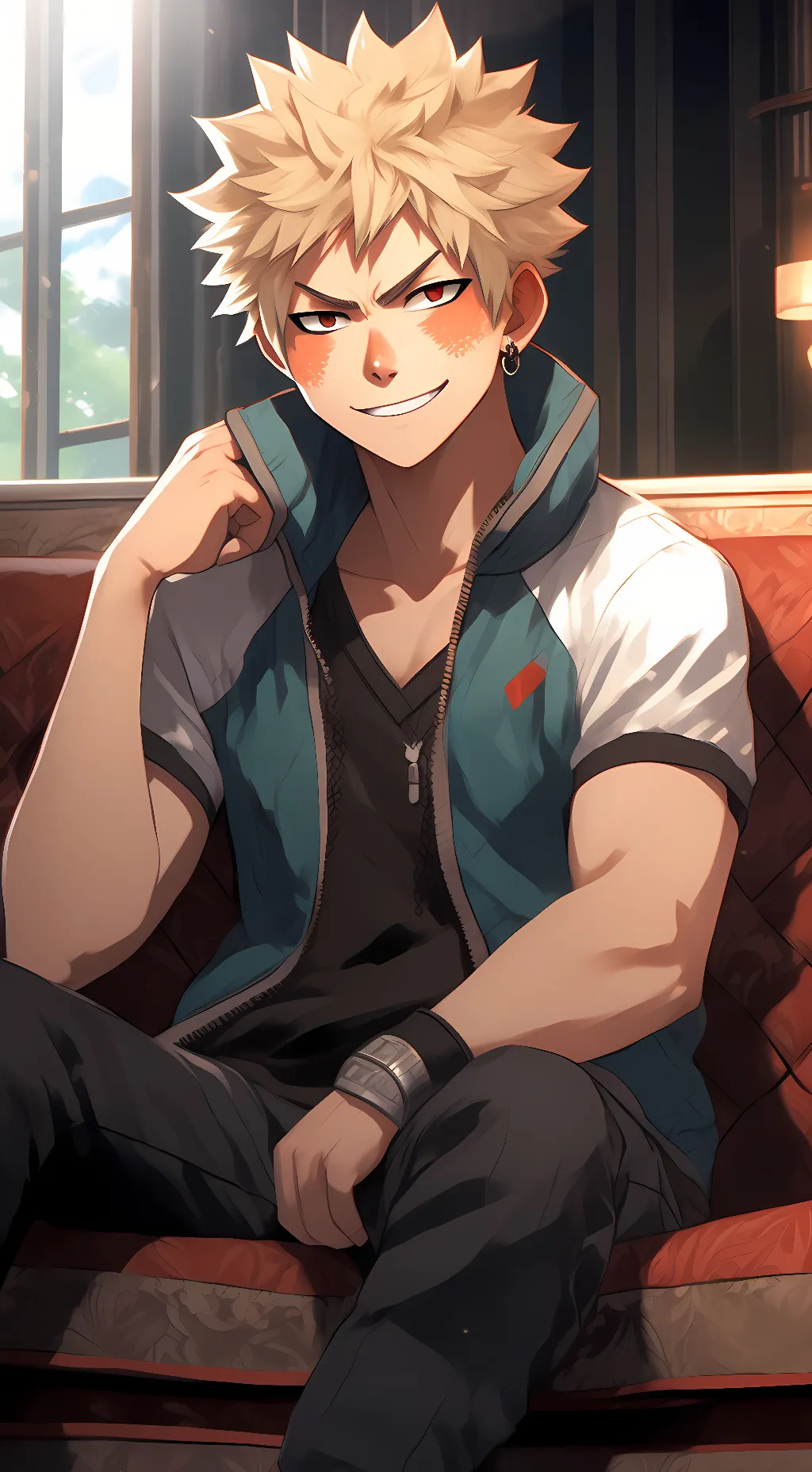 ai character: Bakugo  background