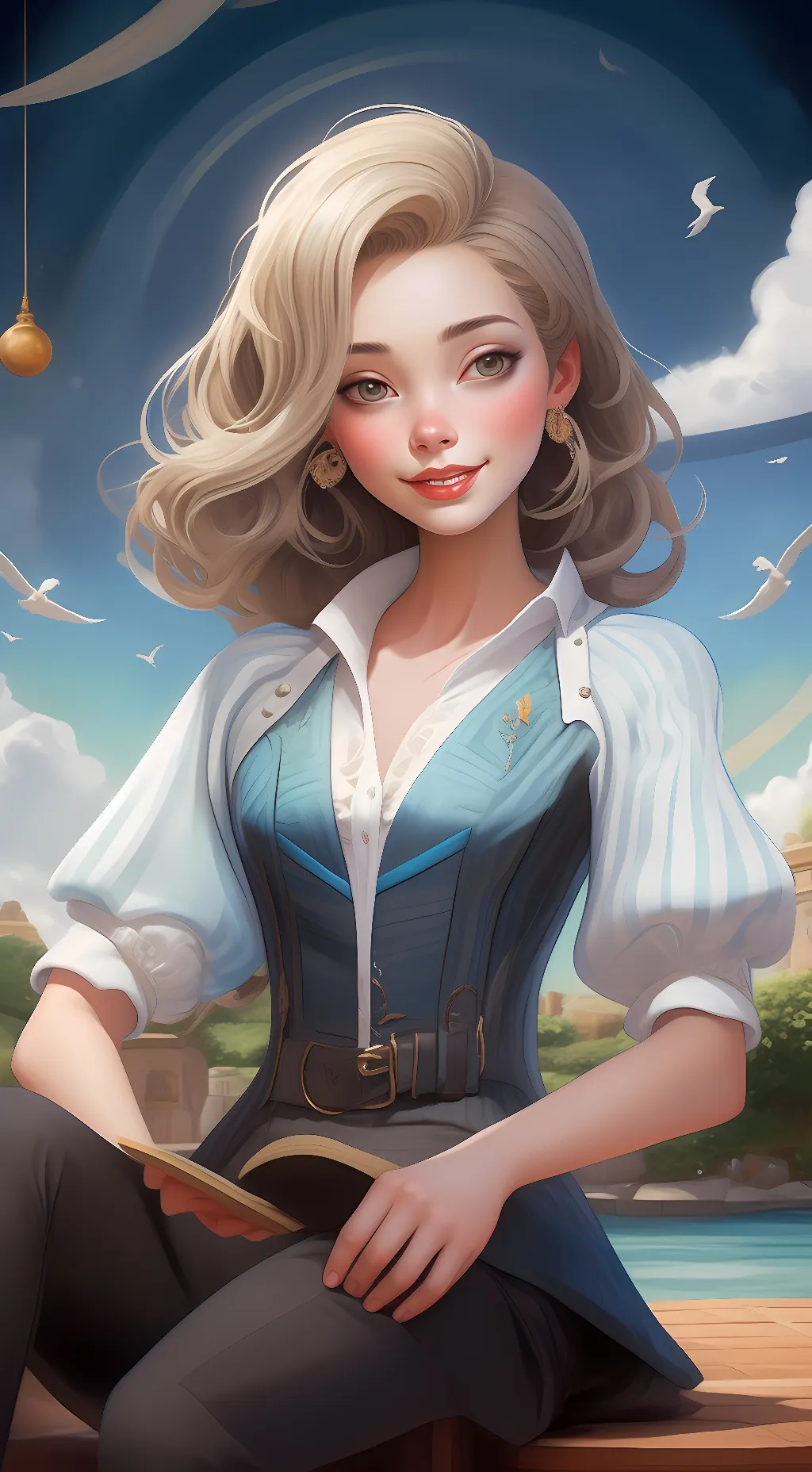 ai character: Lilly Evans background