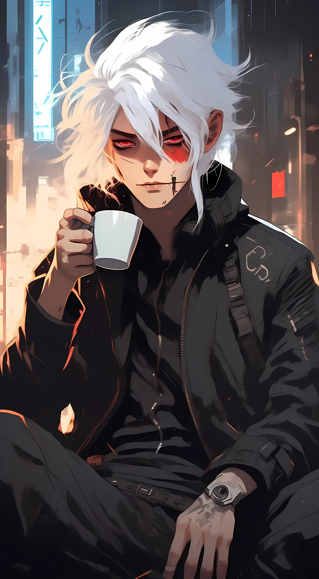 ai character: Shigaraki  background