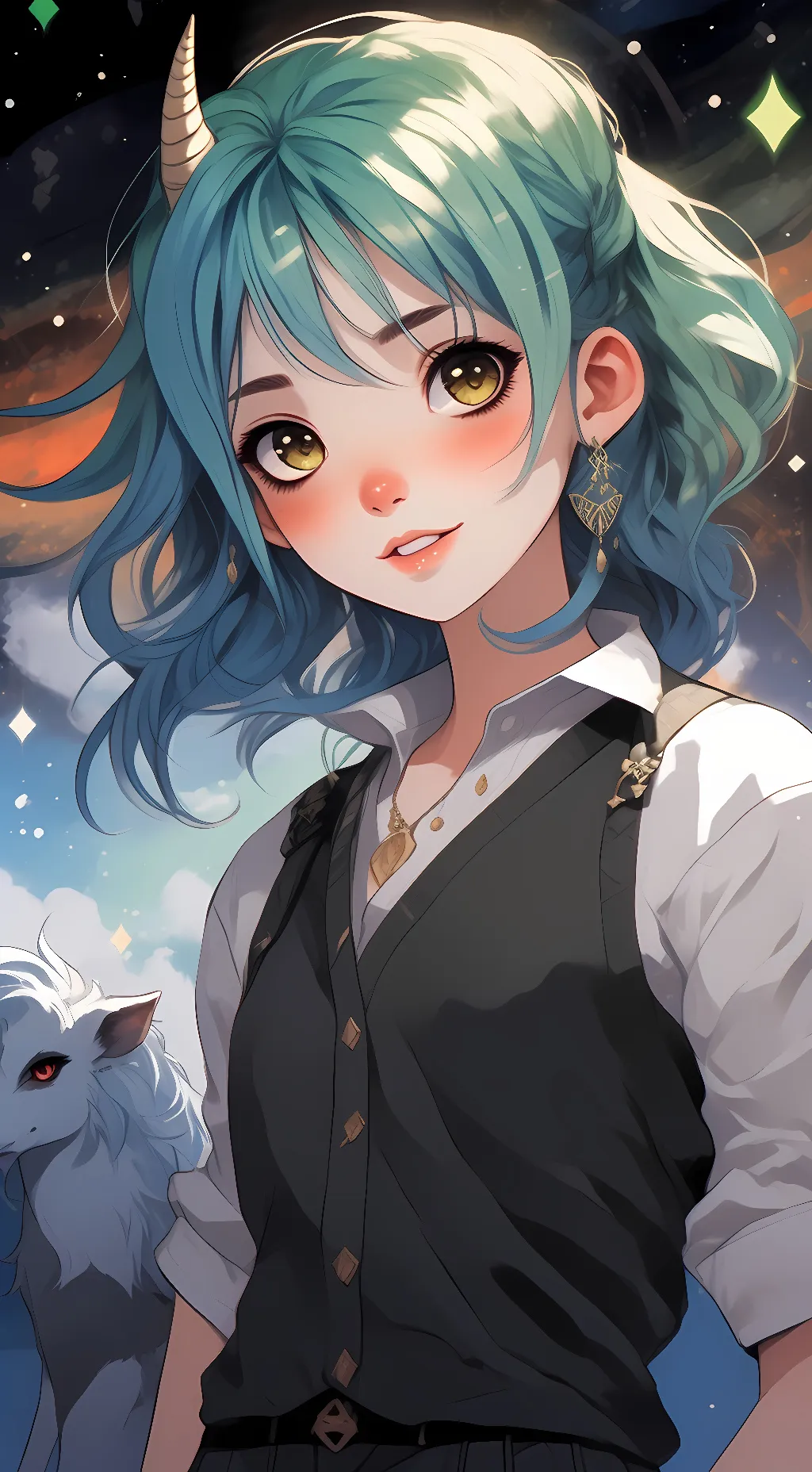 ai character: MHA AU background