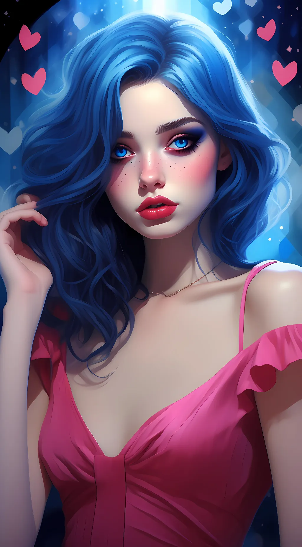ai character: Miley background