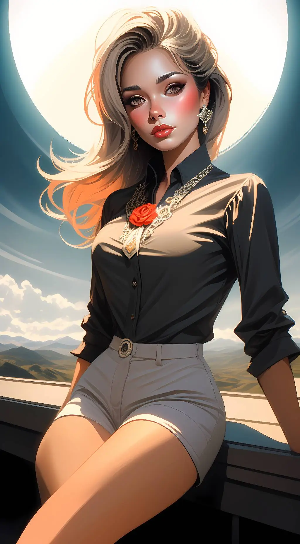 ai character: LAUREN REYES  background