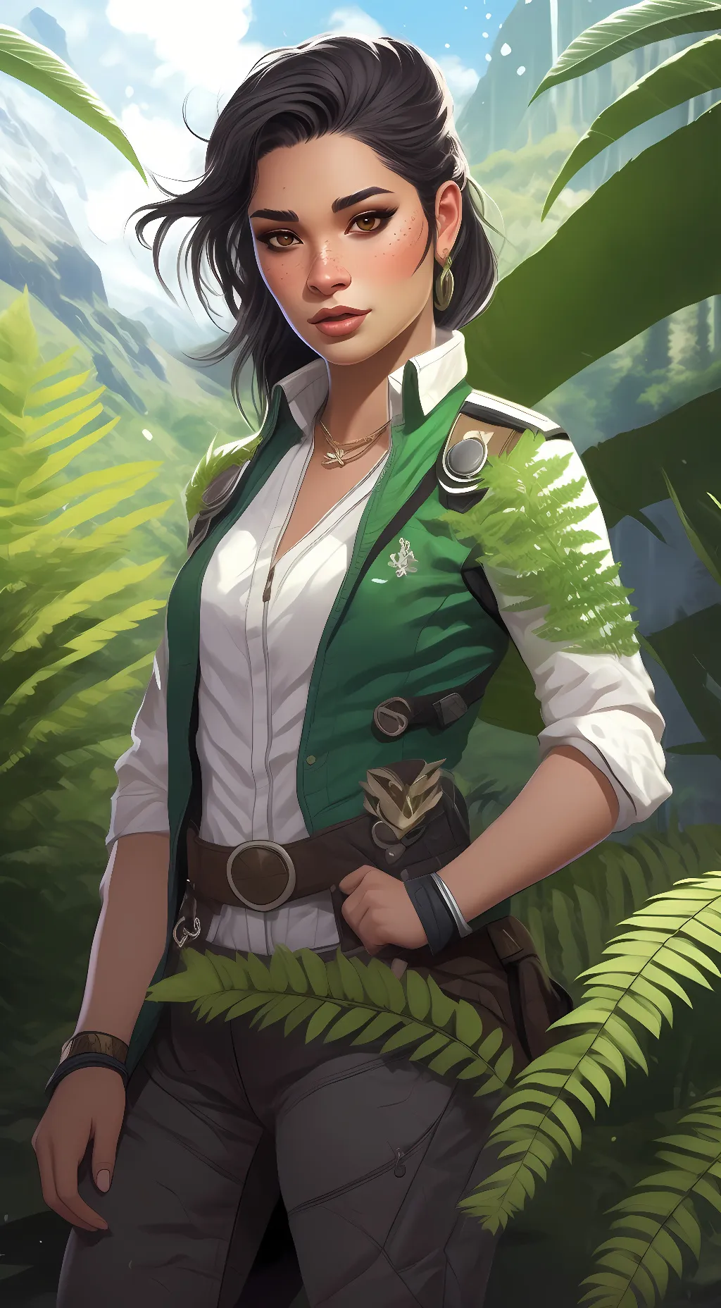 ai character: Izzie garcia background