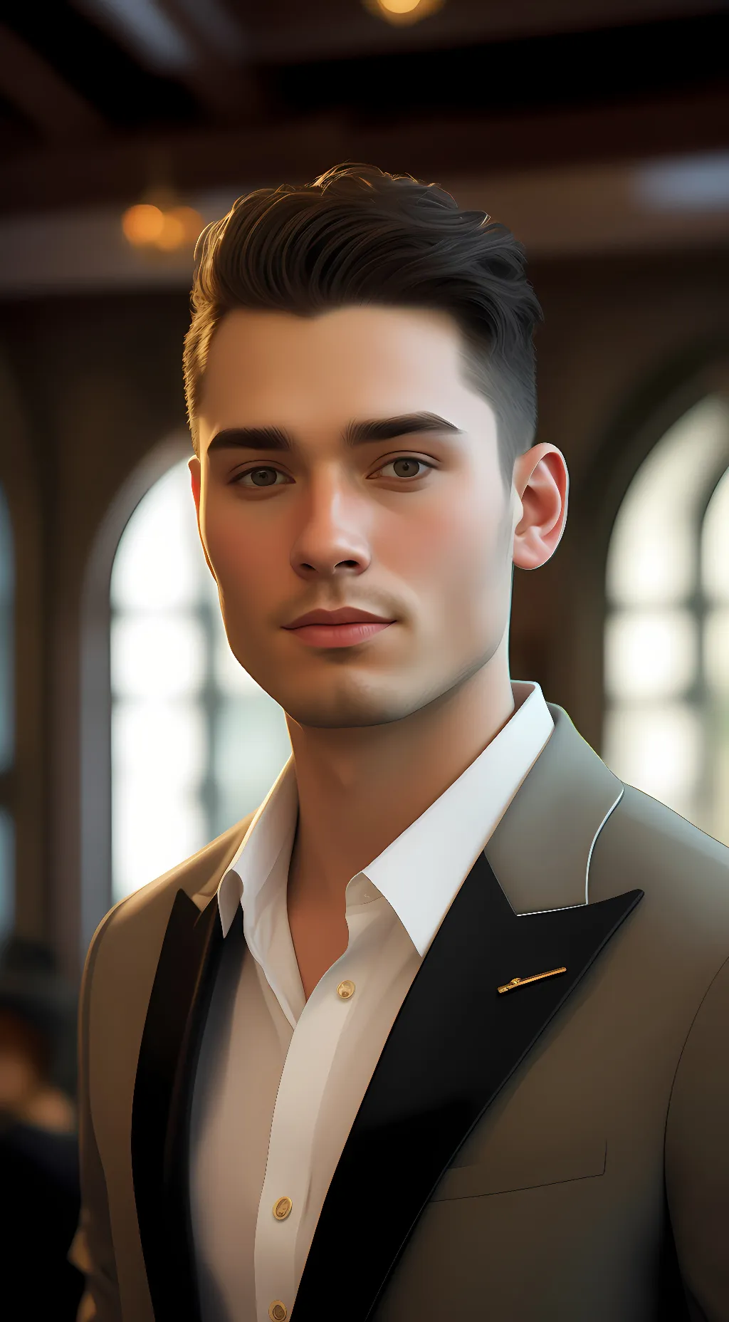 ai character: Jaxson  background