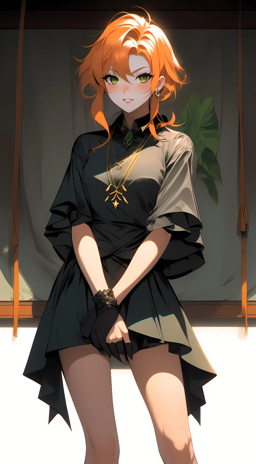 ai character: Double  background