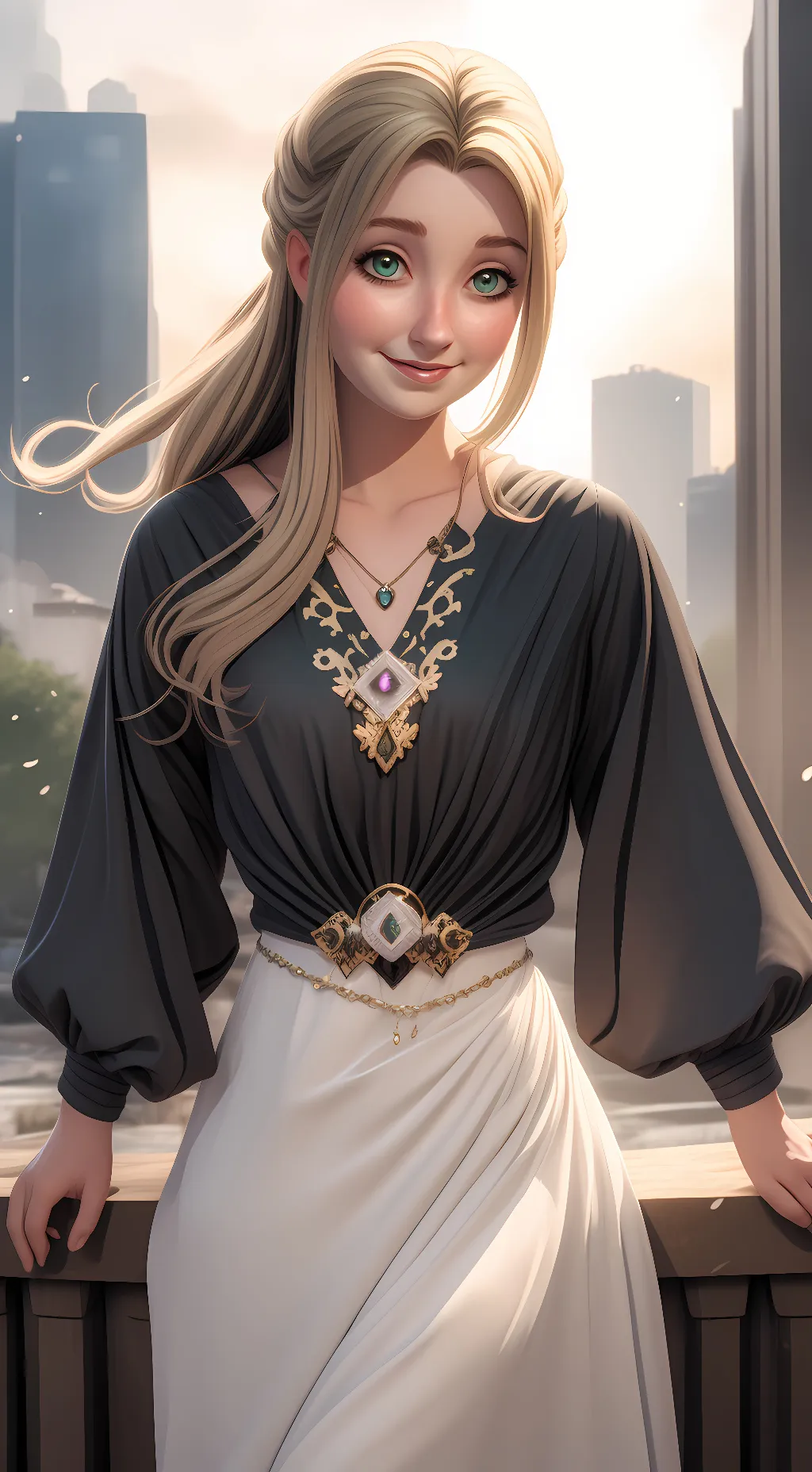 ai character: Amanda background
